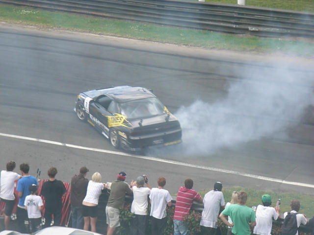 Drift car Burnout